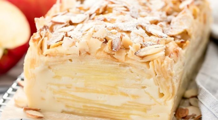 Show off your skills with the deliciously invisible and fragrant apple cake