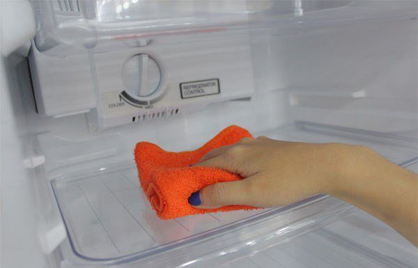 Quick and easy way to clean your refrigerator’s ice and odor in just 5 minutes.