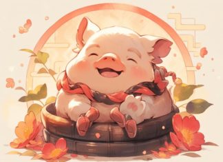 4-year-old summoned by the God of Fortune, luck knocking on the door next week