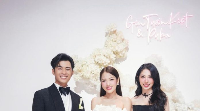 Vietnamese stars choose black dresses for weddings: Lan Ngoc sexy, Puka like a princess