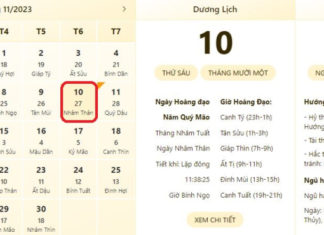 Best and most accurate time to check on 10/11/2023, lunar calendar, what to do on Friday for good luck