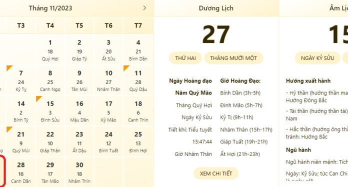 Best Time to Check Your Horoscope and Lunar Calendar on November 27, 2023 for Optimal Luck and Auspiciousness