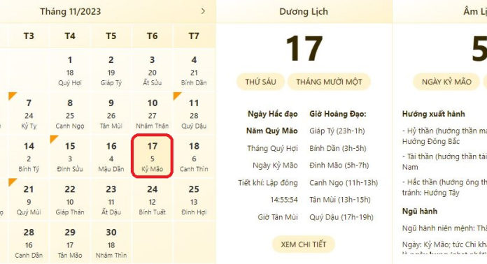 Best and most accurate daily Horoscope, Astrology, and Zodiac forecasts for November 17, 2023. Find out the auspicious and inauspicious timings of the day, along with the lunar calendar. Discover whether today is a good or bad day for you.