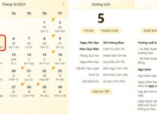 Check good and bad time on 5/12/2023, see lunar calendar, today is it an auspicious or inauspicious day