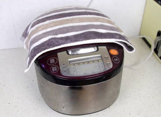 Covering the rice cooker with a cloth, saving a monthly electricity bill, who knows will benefit soon
