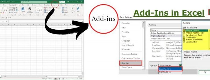 What are Excel Add-ins? How to install them? Pros and cons when using Excel Add-ins