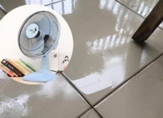 Don’t turn on the fan in a damp room, do this for 5 minutes and the house will be dry