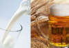 What are the benefits of combining beer and milk?
