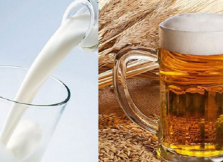 What are the benefits of combining beer and milk?