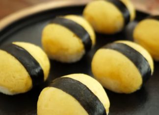 The Ultimate Egg Sushi Breakfast: A Delectable, Easy-on-the-Eye Morning Treat.