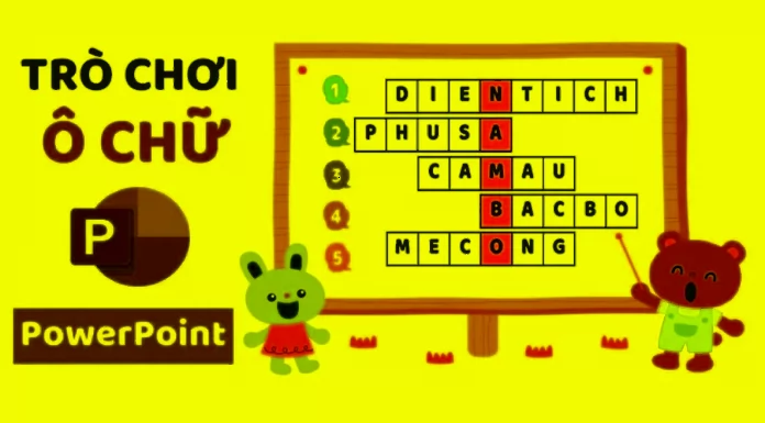 How to create a step-by-step guide for making a crossword puzzle in Powerpoint, simple and easy.