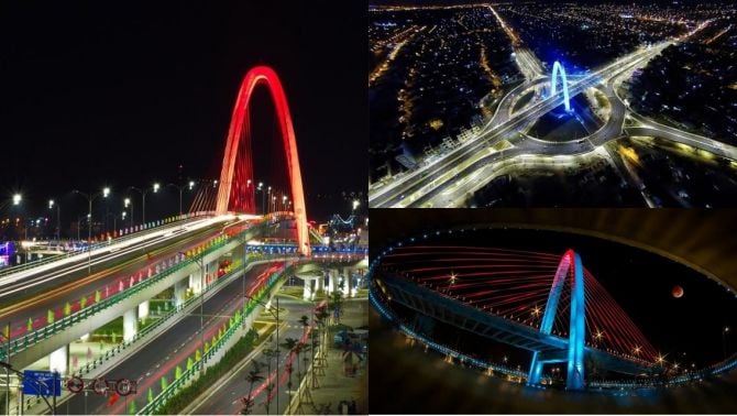 The first-ever 3-tier bridge in Vietnam is located in a lesser-known place: It looks like a foreign country in the pictures.