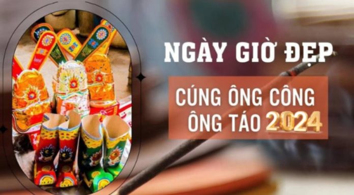 The Best Time to Attract Fortune to Your Home on the Cung Ong Cong Ong Tao in the Year of Giap Thin 2024