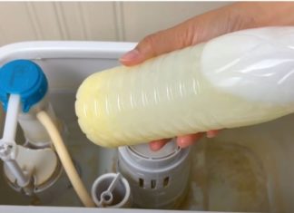 Placing plastic bottle in toilet tank has a special effect, helping save a lot of money
