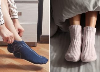 Should you wear socks while sleeping in cold weather?