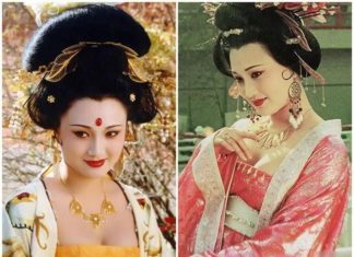 Why is the Emperor infatuated and fond of Consort Duong Quy Phi despite her heavy and exuberant physique?