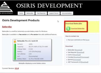 Batterybar – An essential battery management application for laptop users