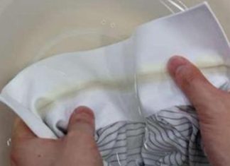 Add this to your laundry to remove yellow stains from your white shirt