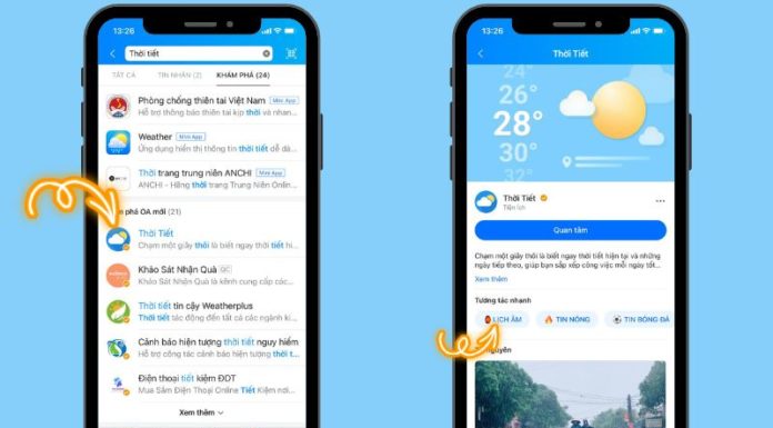 Simple and detailed guide on how to view lunar calendar on Zalo
