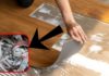Tear newspaper into pieces and spread them on the floor, useful end-of-year tips for every household