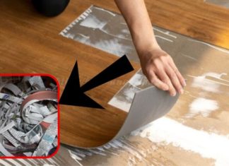Tear newspaper into pieces and spread them on the floor, useful end-of-year tips for every household