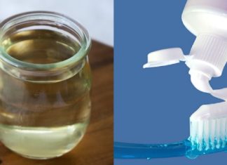 What are the benefits of combining toothpaste with white vinegar?