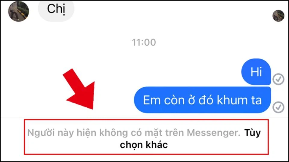 Messenger Communication Corner: What is the issue with not being able to contact this person through Messenger?