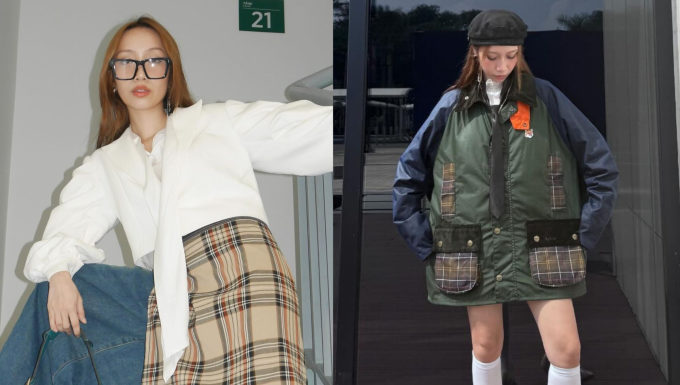 My Linh, the diva’s daughter, flaunts her impeccable sense of fashion, effortlessly blending elegance and edginess.