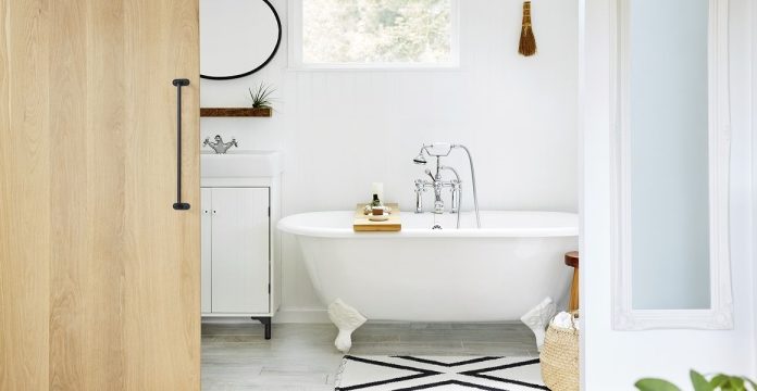 Should you close or leave the bathroom door open when not in use?