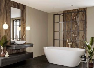 What happens when you place a handful of salt in the bathroom?