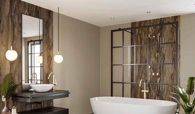 What happens when you place a handful of salt in the bathroom?