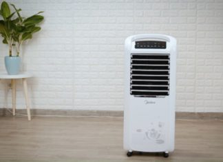 How much does an air cooler consume in electricity per month?