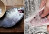 Wash fish with this water to remove slime and odor effectively.