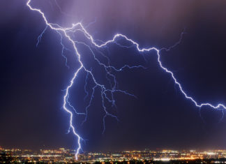 Why taking a shower during a thunderstorm is not a good idea?