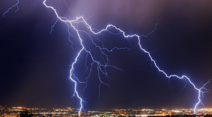Why taking a shower during a thunderstorm is not a good idea?