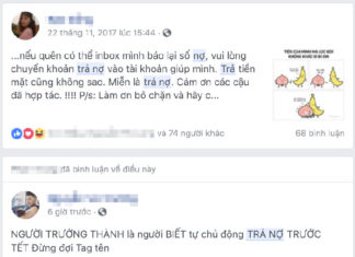 Don’t forget to ‘pay off debts before Tet’ for a prosperous new year.