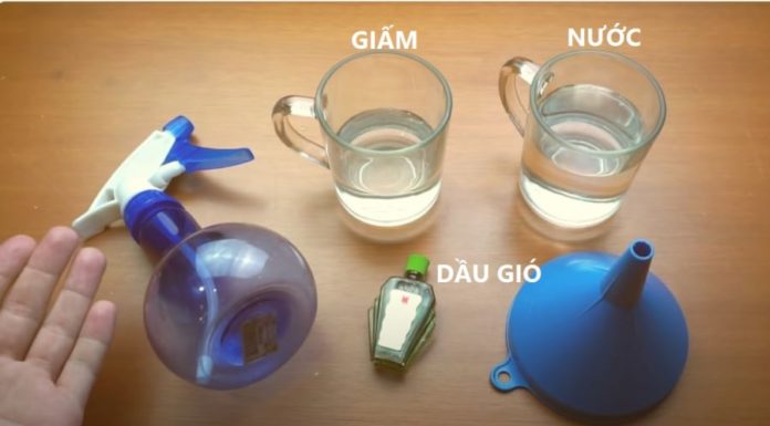 A few drops of essential oil in a cup of white vinegar, a small tip with great benefits for family members