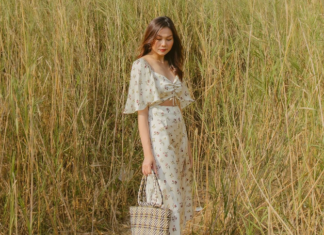 Learn from Vietnamese beauties on how to rock youthful and eye-catching patterned dresses this Tet holiday.