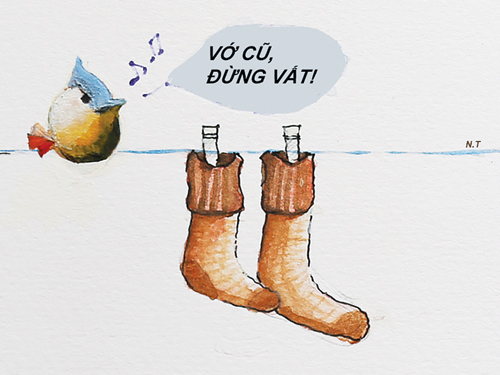 Don’t abandon your old socks.