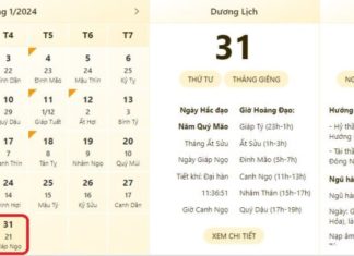 Best and Most Accurate Time and Lunar Calendar for January 31, 2024