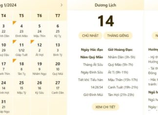 Most Accurate Time and Lunar Calendar for January 14, 2024