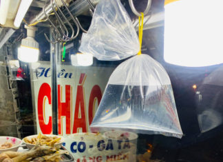 The Hidden Truth Behind Many Restaurants Hanging Plastic Bags Filled with Water to Repel Flies