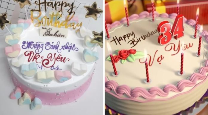 20+ Ideas to Show Your Beloved Wife You Care on Her Birthday with Romantic Cakes