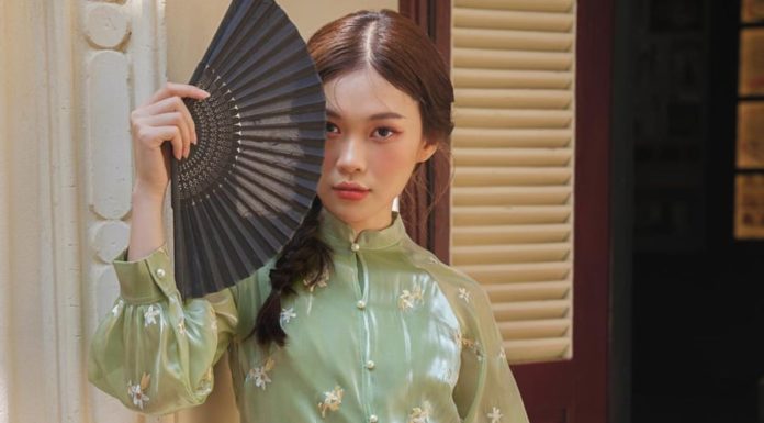 4 Stunning Printed ao dai designs to shine on the first day