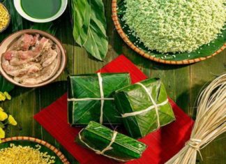 Secrets for delicious and perfectly cooked green sticky rice dumplings
