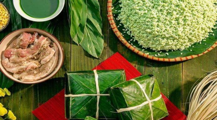 Secrets for delicious and perfectly cooked green sticky rice dumplings