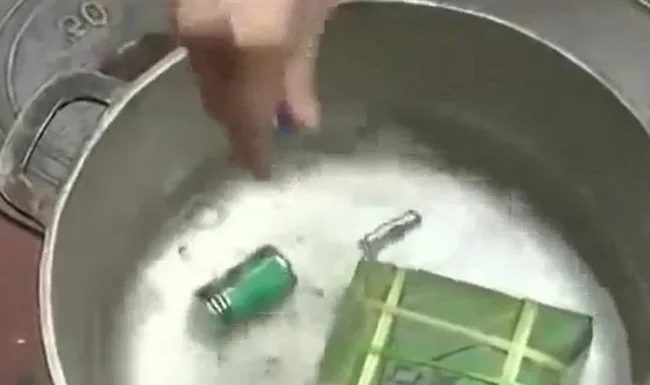 3 Ways to Identify Boiled Sticky Rice Cakes Made with Batteries, Never Worry about Buying the Wrong One for Tet