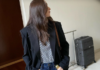 Krystal slays in a blazer, effortlessly stylish yet sophisticated