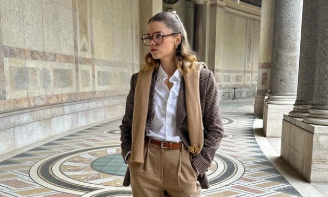 Freshen up your style with a chic and stylish plaid blazer from F5.