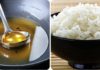 Great tips to filter out fried oil residue with just a cup of cold rice